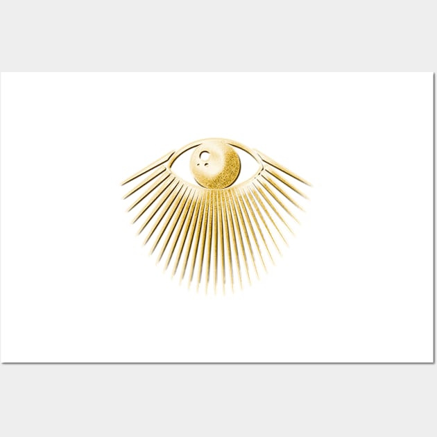 Freemasonry symbol - All seeing eye Wall Art by NxtArt